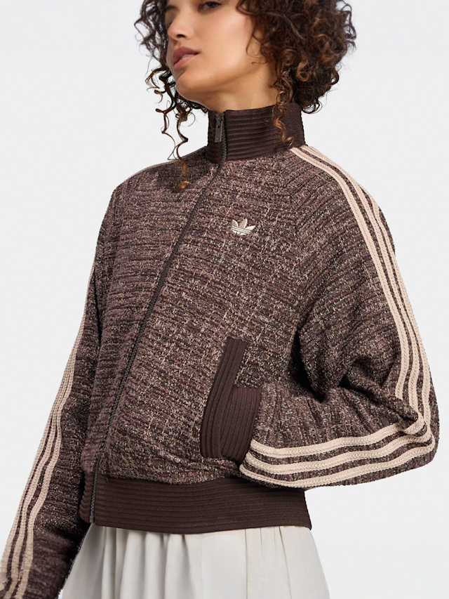 adidas Originals, Boucle Vintage Tracktop, brown, Image 4 of 5