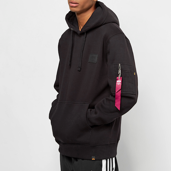 Alpha Industries Back Print negro 1939 5