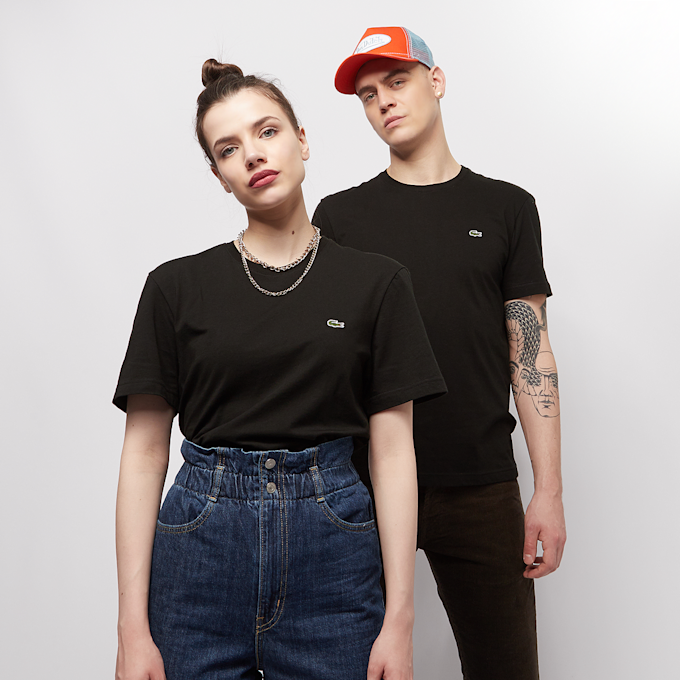 Lacoste Short Sleeved Crew Neck noir 2002 1