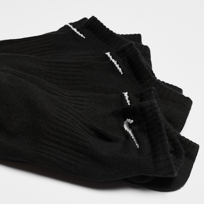 Nike 3 PACK - Everyday Lightweight Training No-Show Socks crna 90 2