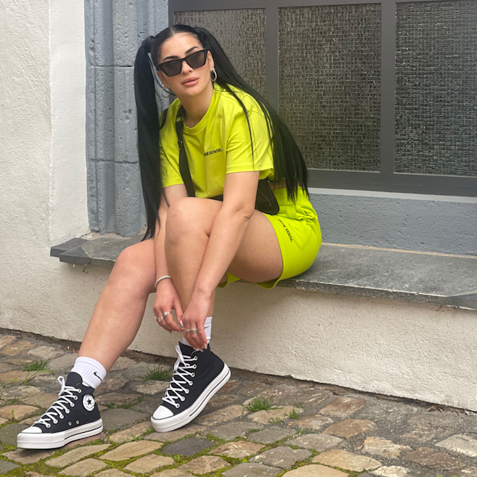 Converse Chuck Taylor All Star Lift Hi schwarz 172 6