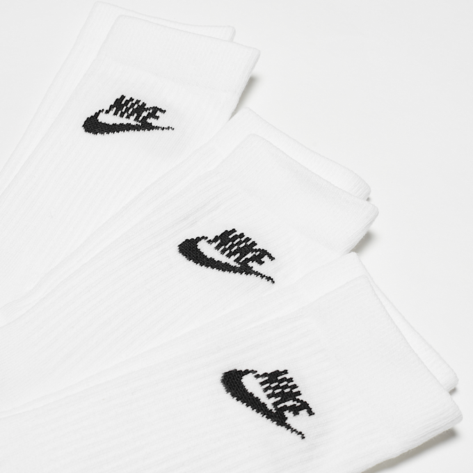 Nike 3 PACK - Sportswear Everyday Essential Crew Socks weiß 257 2