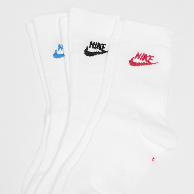Nike 3 PACK - Sportswear Everyday Essential Crew Socks wit 388 2