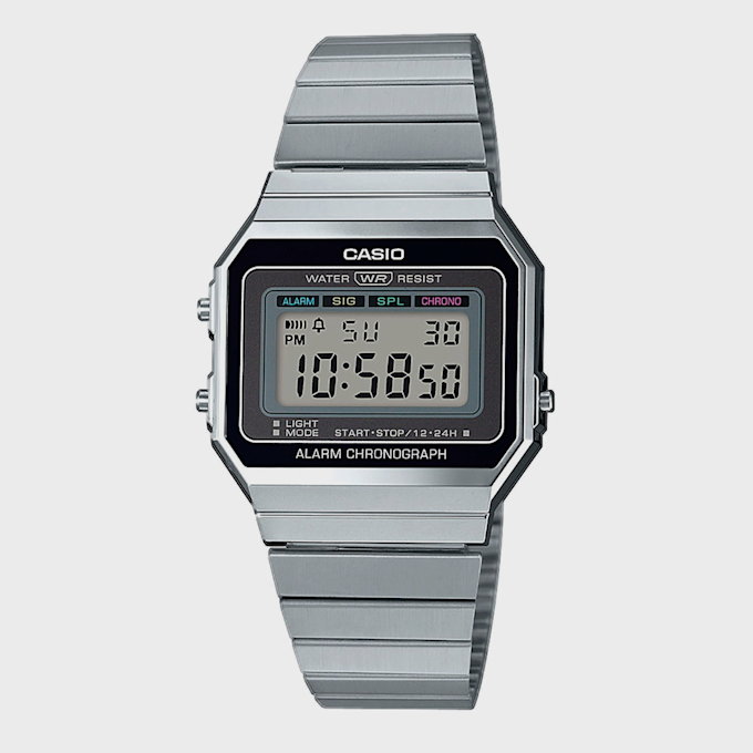 CASIO Collection Retro A700WE-1AEF zilver 411 1