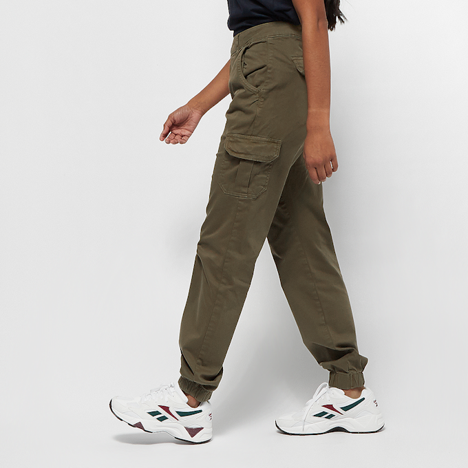 Urban Classics High Waist Cargo Pants grün 449 2