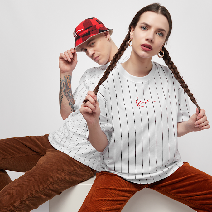 Karl Kani Stripe Tee blanc 555 1
