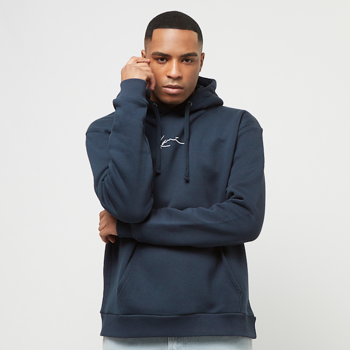 Karl Kani Signature Teddy Hoodie blau 558 1