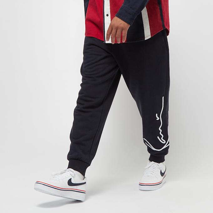 Karl Kani KK Signature Wide Fit Sweatpants navy blau 44328 1
