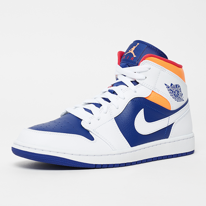 Jordan Air Jordan 1 Mid white/laser orange/deep royal blue blanc 48759 2
