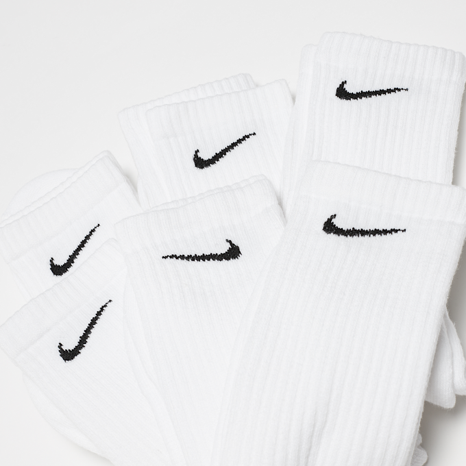Nike 6 PACK - Everyday Cushioned Training Crew Socks blanc 716 2