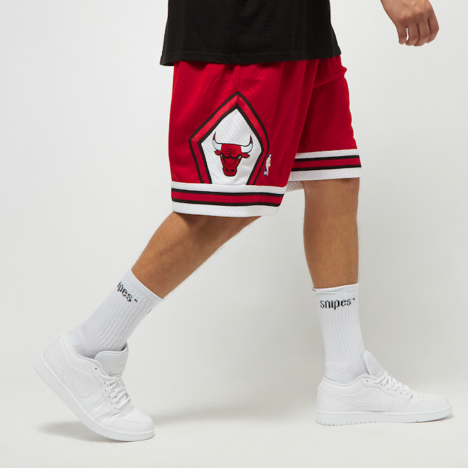 Mitchell & Ness NBA Swingman Shorts Chicago Bulls rosso 737 4