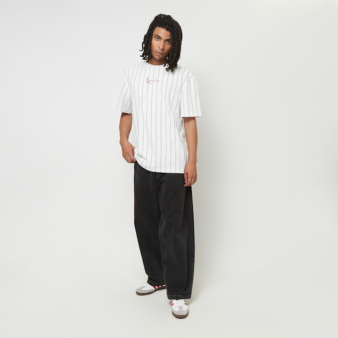 Karl Kani Small Signature Pinstripe Tee weiß 46416 4