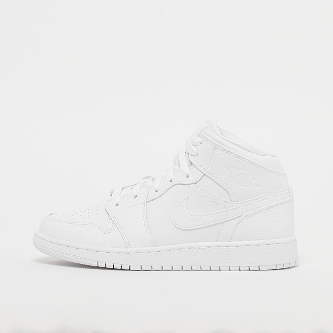 Jordan Air Jordan 1 Mid  (GS) blanc 812 1