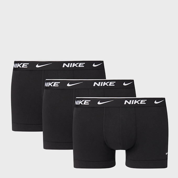 Nike 3 PACK - Everyday Cotton Stretch Trunk schwarz 882 1