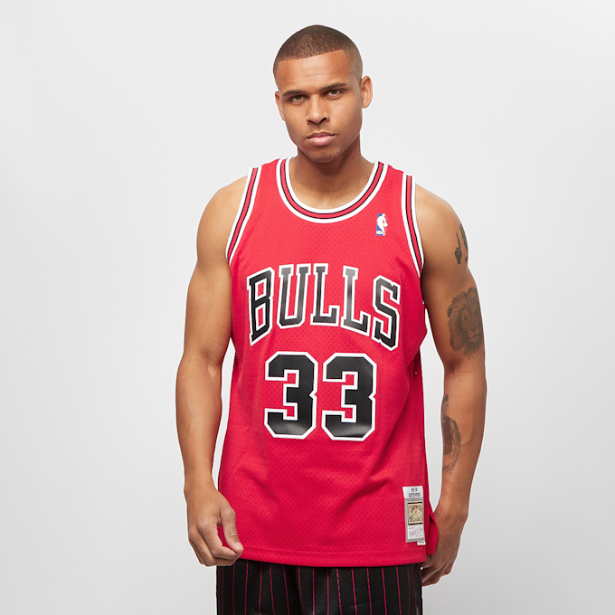 Maillot + Short Swingman Mitchell & Ness Chicago Bulls Scottie Pippen 1997-98 - Taille 3XL, Doré