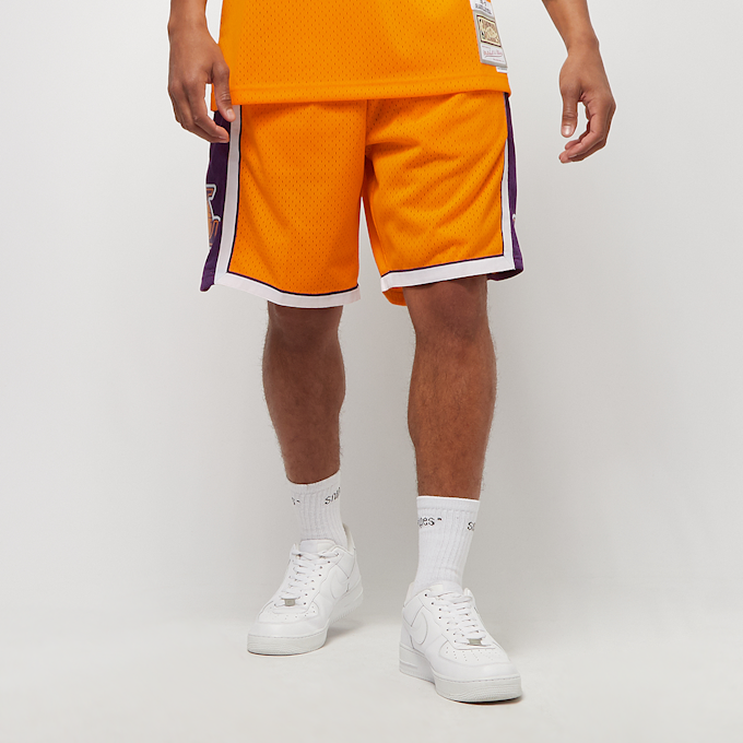 Mitchell & Ness NBA Swingman Shorts Los Angeles Lakers naranja 970 1