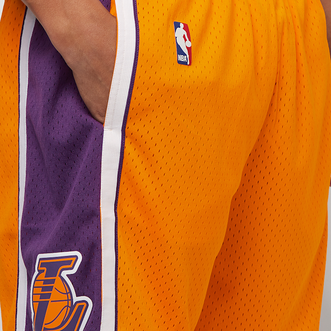 Mitchell & Ness NBA Swingman Shorts Los Angeles Lakers naranja 970 5