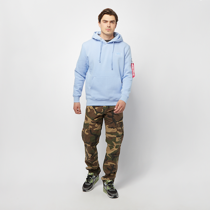 Alpha Industries Back Print Hoody blauw 1001 5