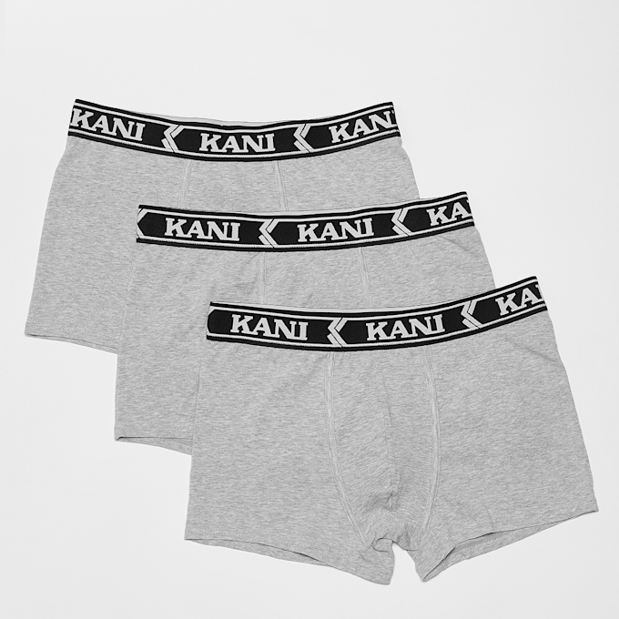 Karl Kani KK 3-Pack Boxer Retro Tape Essential ash grey grijs 40754 1