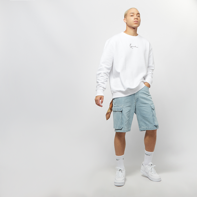 Karl Kani KK Small Signature Crew white biały 44553 4