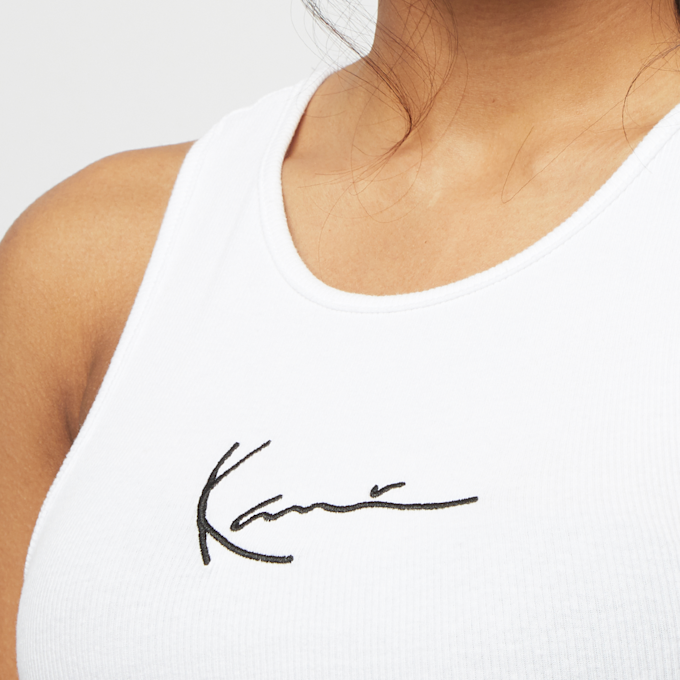 Karl Kani Small Signature Rib Top weiß 2146 3