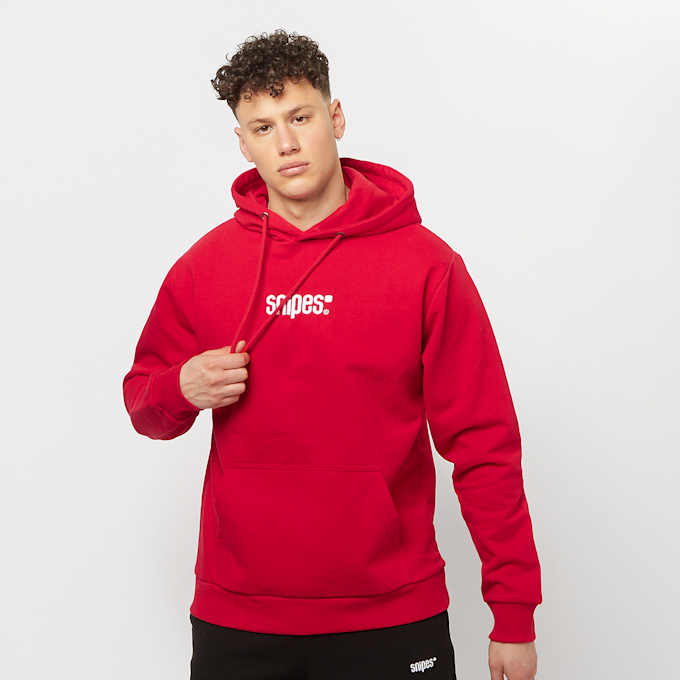 SNIPES Medium Logo Essential Hoodie rojo 2216 1