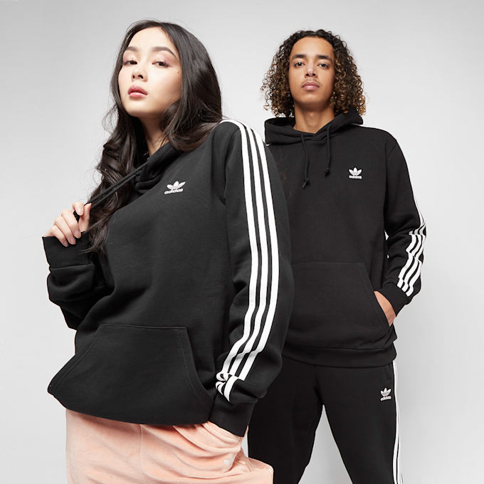 adidas Originals Sudadera con capucha adicolor 3-Stripes Fleece negro 2273 1