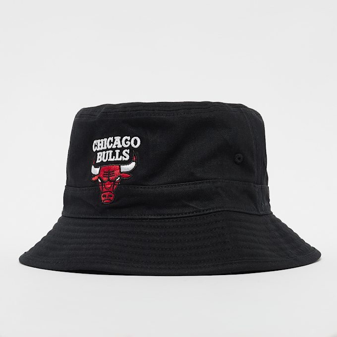Mitchell & Ness NBA Chicago Bulls TEAM LOGO BUCKET HAT black/ black noir 40850 1