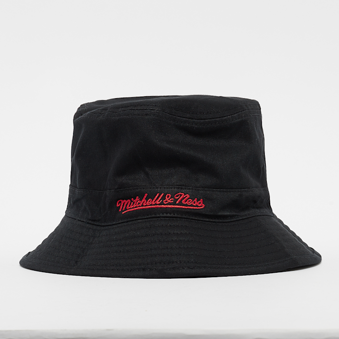 Mitchell & Ness NBA Chicago Bulls TEAM LOGO BUCKET HAT black/ black schwarz 40850 2