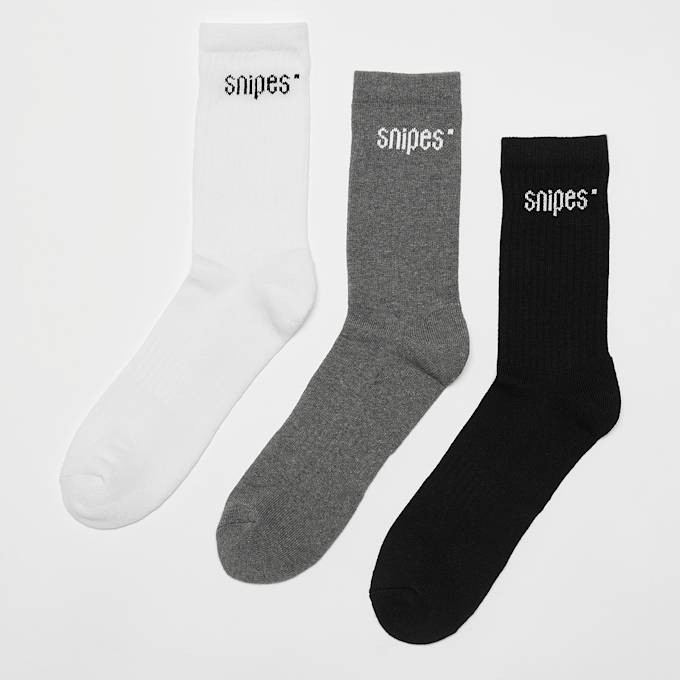 SNIPES 3 PACK - Small Logo Essential Crew Socks multicolor 2445 1