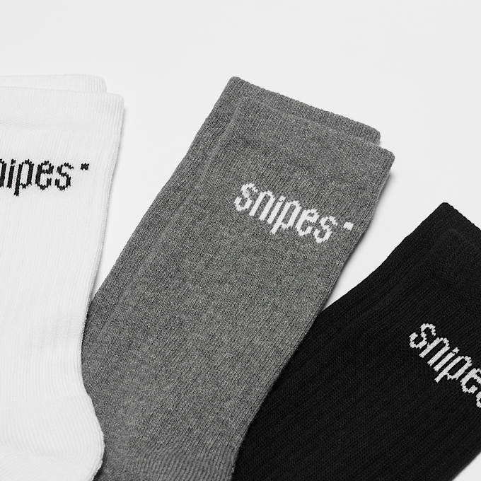 SNIPES 3 PACK - Small Logo Essential Crew Socks multicolor 2445 2