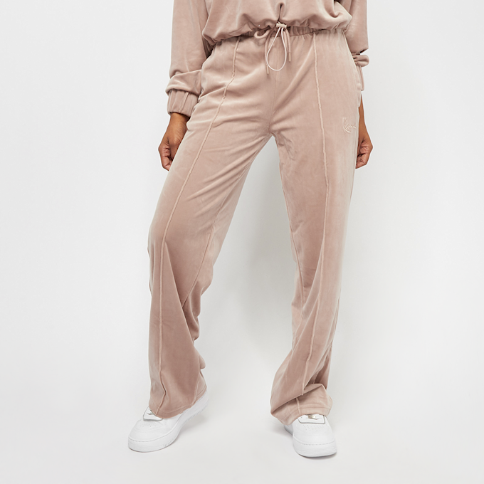 Karl Kani KK Small Signature Velvet Sweatpants dark sand beige 46647 1