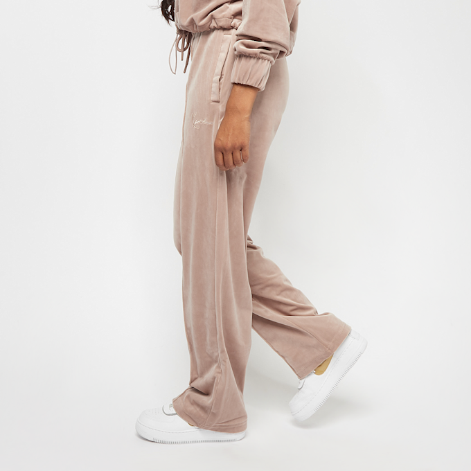 Karl Kani KK Small Signature Velvet Sweatpants dark sand beige 46647 3