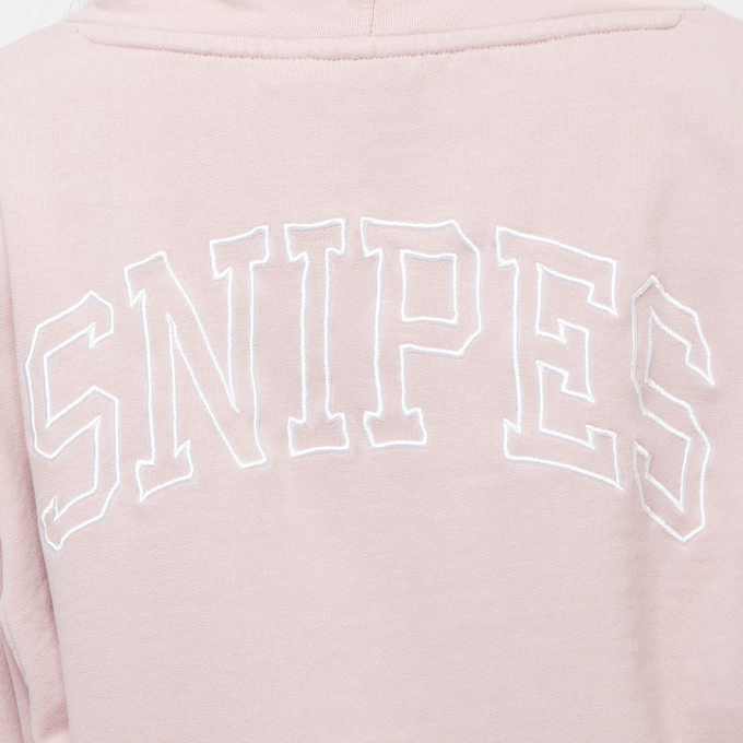 SNIPES College Logo Washed Short Hoodie różowy 2608 4