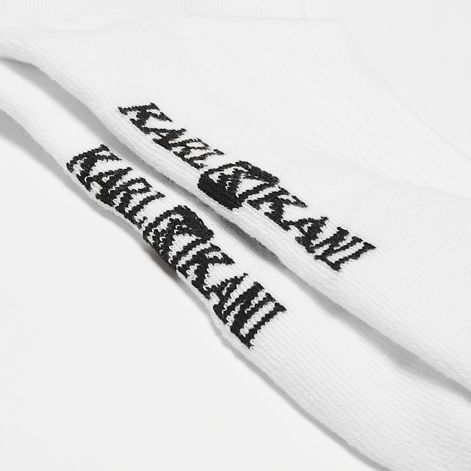 Karl Kani 3 PACK - Signature Socks wit 2671 2