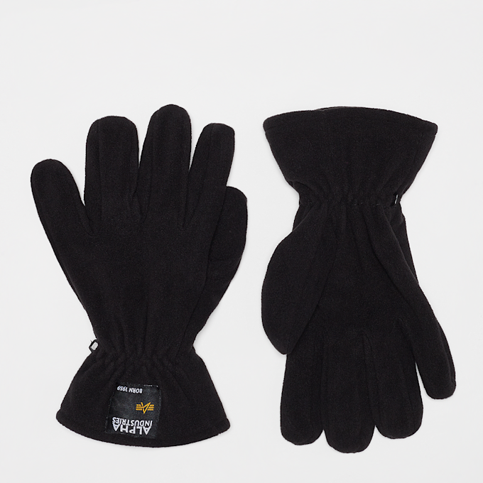 Alpha Industries Label Fleece Gloves schwarz 2842 1