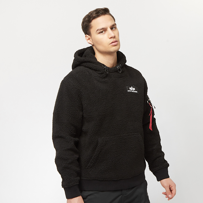Alpha Industries Teddy Hoody schwarz 2852 1