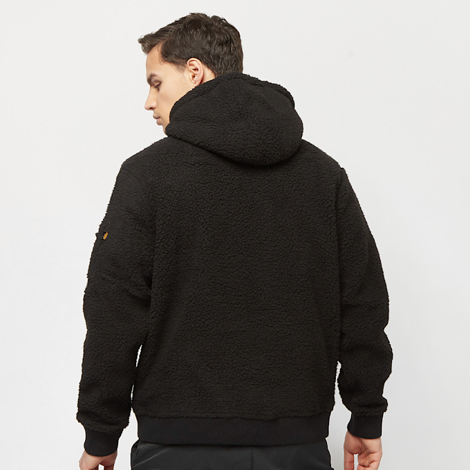 Alpha Industries Teddy Hoody schwarz 2852 2