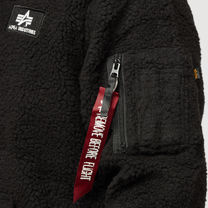 Alpha Industries Teddy Hoody schwarz 2852 4