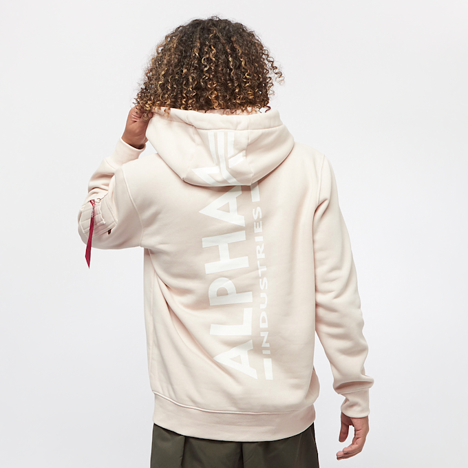 Alpha Industries Back Print Hoody weiß 2860 2