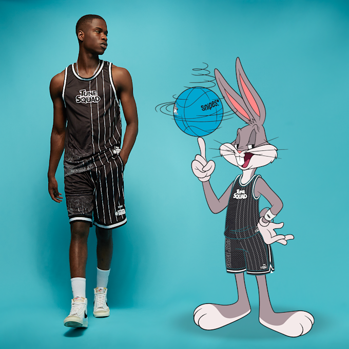 SNIPES Space Jam: A New Legacy Logo Mesh Tank Top negro 2897 6