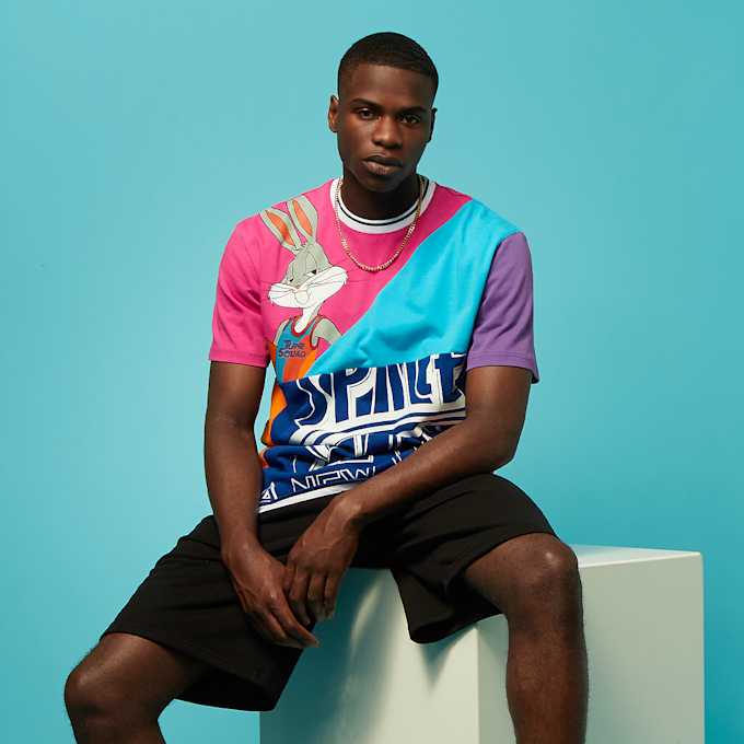 SNIPES Space Jam: A New Legacy Logo Character Patchwork T-Shirt multicolore 2898 1