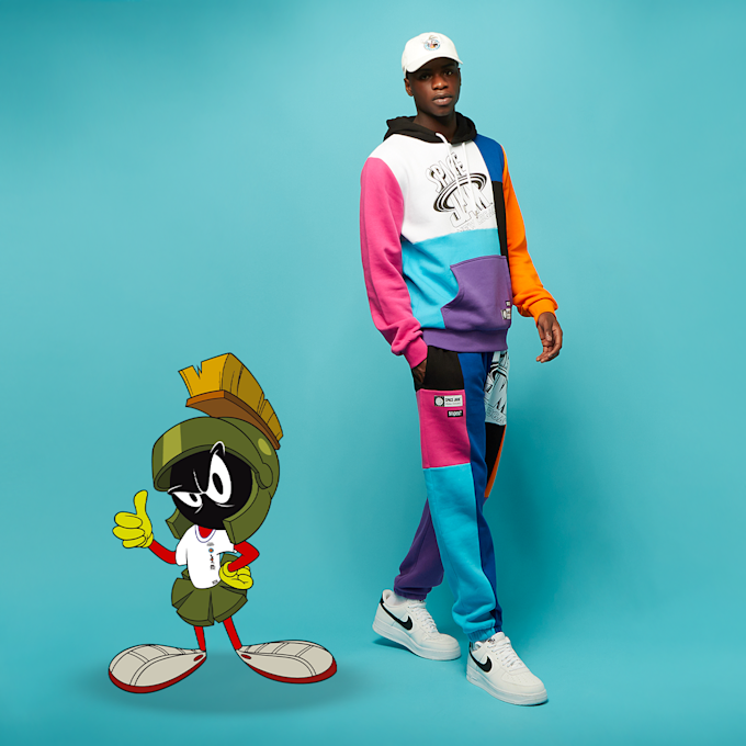 SNIPES Space Jam: A New Legacy Logo Patchwork Hoodie multicolore 2903 6