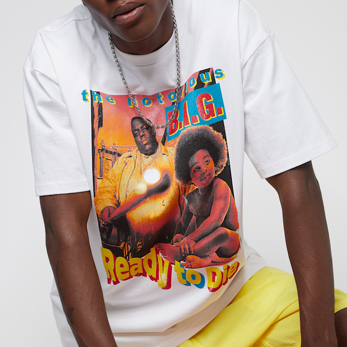 Artist by Mister Tee Biggie Ready To Die Oversize Tee bianco 2997 3