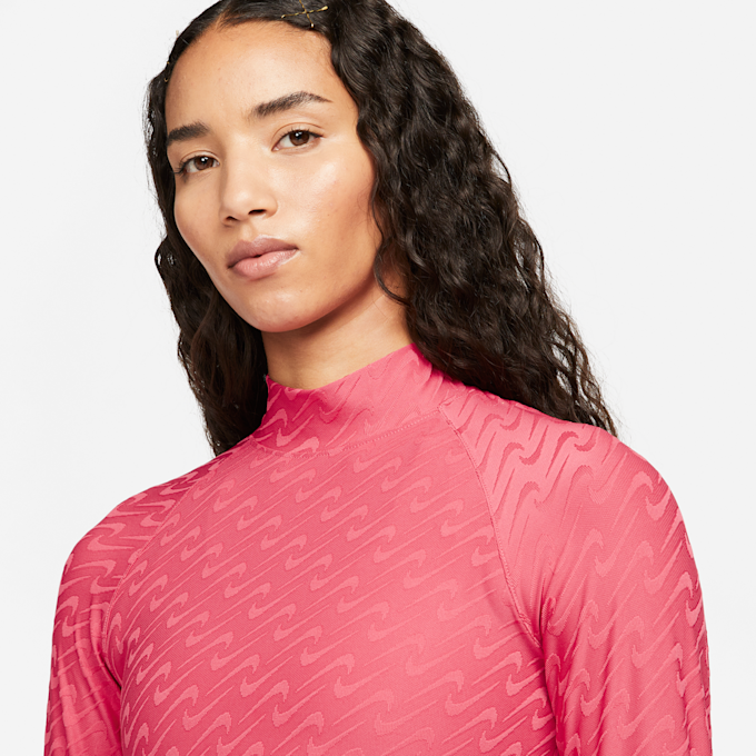 Nike Sportswear Icon Clash Mock Long-Sleeve Top rosa 3139 3