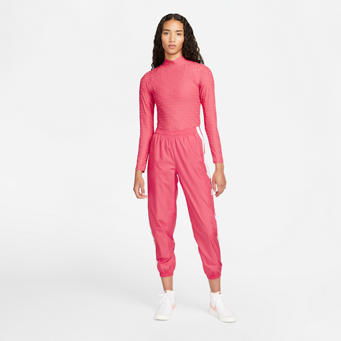 Nike Sportswear Icon Clash Mock Long-Sleeve Top rosa 3139 5
