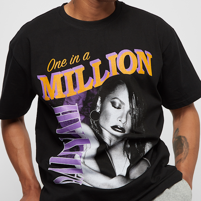 Artist by Mister Tee Aaliyah One In A Million Oversize Tee black schwarz 47389 3