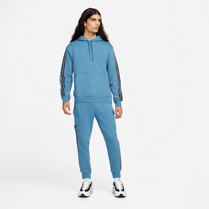Nike Repeat Fleece Pullover Hoodie azul 3186 6
