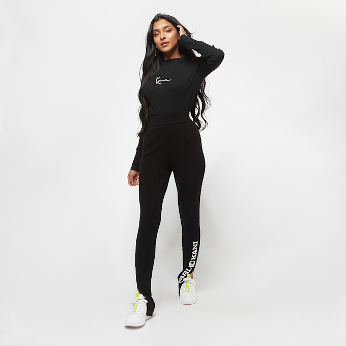 Karl Kani Small Signature Rib Long Sleeve schwarz 1164 4