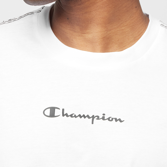 Champion LEG American Tape Crewneck T-Shirt wht weiß 6597 3